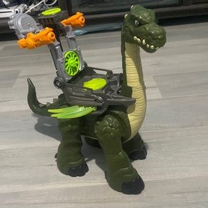 Fisher Price Imaginext Mega Apatosaurus Brontosaurus Walking Battle Dinosaur